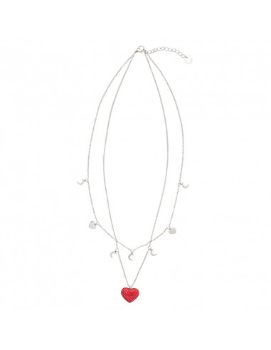 Collana red heart